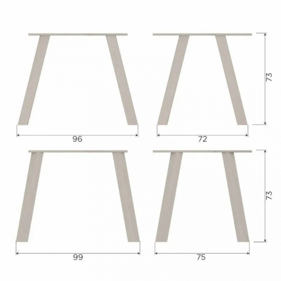 WOOOD Lauajalg Tablo 2tk (dakarhall)