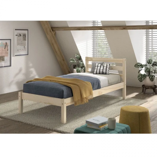 Vipack Voodi Pino 90x200 cm (naturaalne mänd)