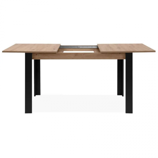 Pikendatav söögilaud Tolosa 80x150/200 cm (artisan tamm/must)