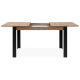 Pikendatav söögilaud Tolosa 80x150/200 cm (artisan tamm/must)