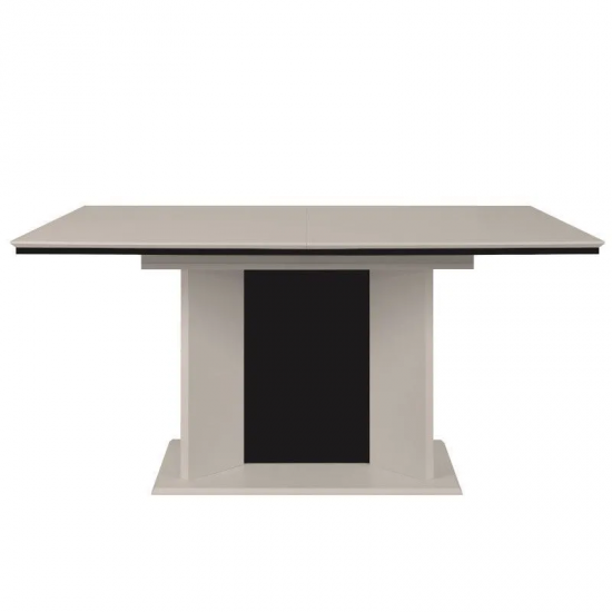 Pikendatav söögilaud Novara 90x160/200 cm (capuccino/must)