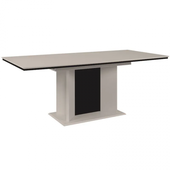 Pikendatav söögilaud Novara 90x160/200 cm (capuccino/must)