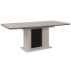 Pikendatav söögilaud Novara 90x160/200 cm (capuccino/must)