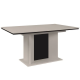Pikendatav söögilaud Novara 90x160/200 cm (capuccino/must)