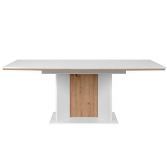 Pikendatav söögilaud Novara 90x160/200 cm (artisan tamm/valge)