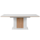 Pikendatav söögilaud Novara 90x160/200 cm (artisan tamm/valge)