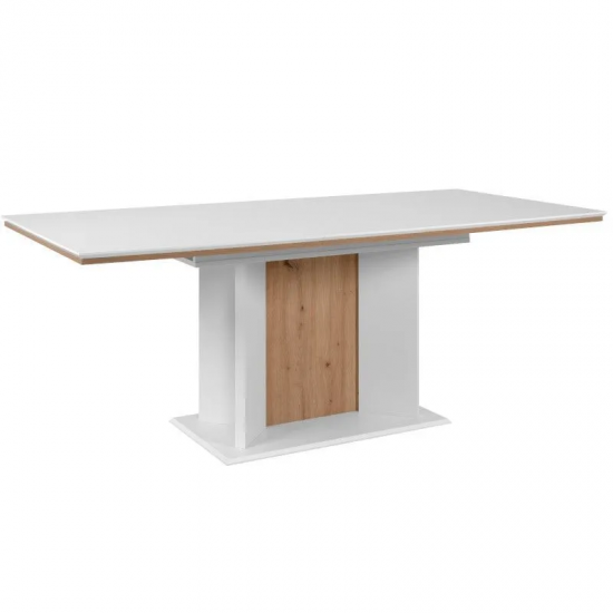 Pikendatav söögilaud Novara 90x160/200 cm (artisan tamm/valge)