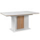 Pikendatav söögilaud Novara 90x160/200 cm (artisan tamm/valge)