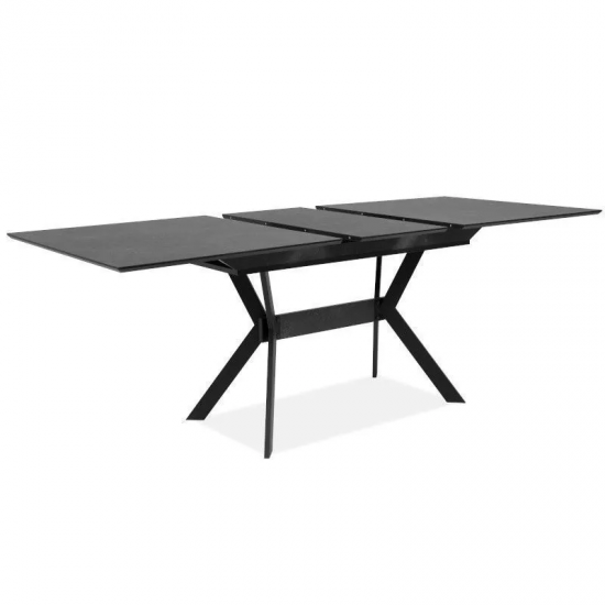 Pikendatav söögilaud Haro 90x160/200 cm (must)