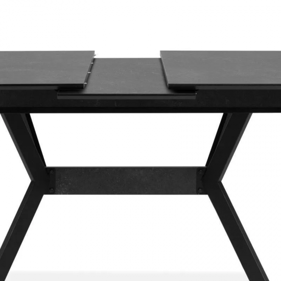 Pikendatav söögilaud Haro 90x160/200 cm (must)