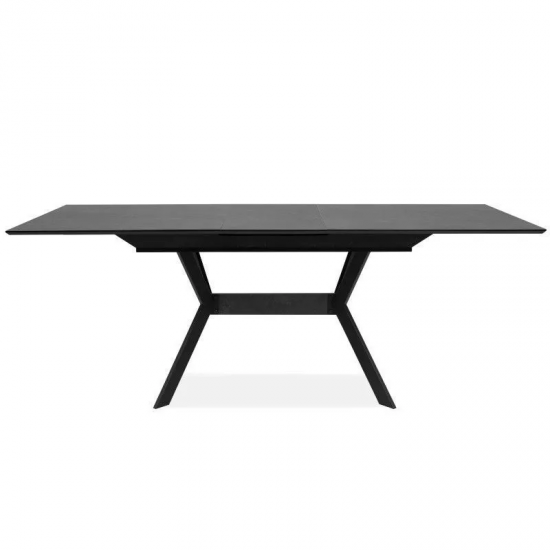 Pikendatav söögilaud Haro 90x160/200 cm (must)