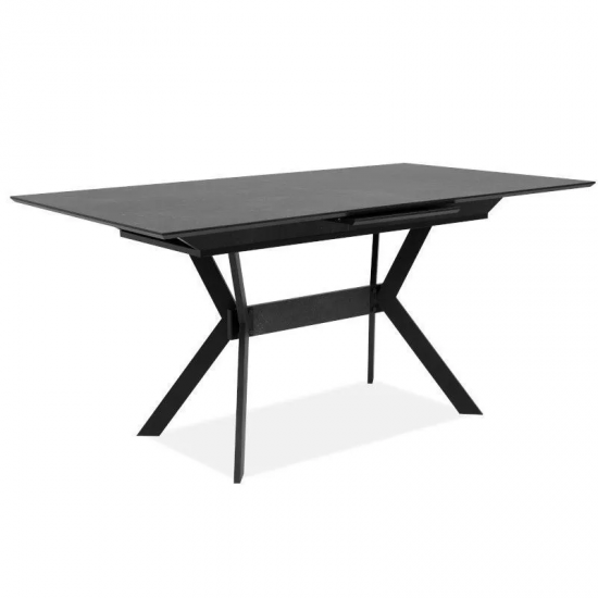 Pikendatav söögilaud Haro 90x160/200 cm (must)