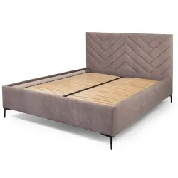 Pesukastiga voodi Babine 160x200 cm (taupe)