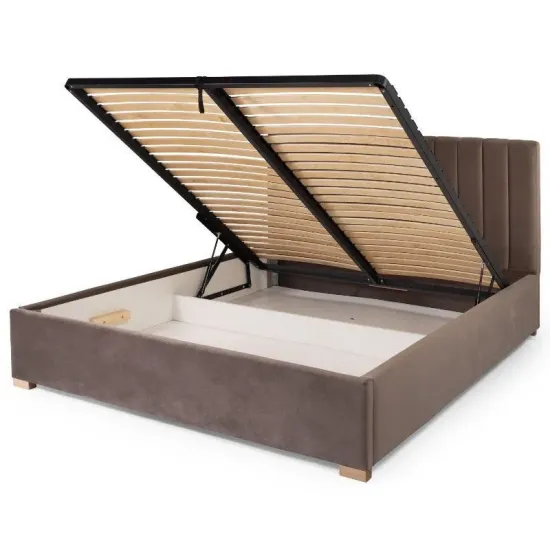 Pesukastiga voodi Pilate 160x200 cm (taupe)