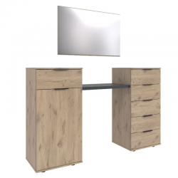 Tualettlaud+peegel Easy Plus Black A 1u6s (viking tamm)