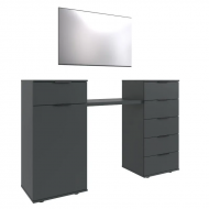 Tualettlaud+peegel Easy Plus Black A 1u6s (grafiit)