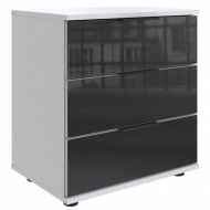 Öökapp Easy Plus Black C 3s (valge/must klaas)