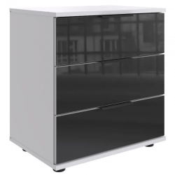 Öökapp Easy Plus Black C 3s (valge/must klaas)