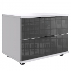 Öökapp Easy Plus Black C 2s (valge/hall klaas)