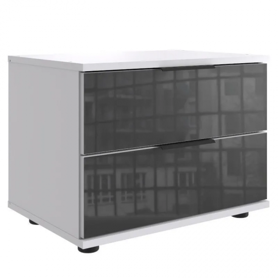 Öökapp Easy Plus Black C 2s (valge/hall klaas) Öökapp Easy Plus Black C 2s (valge/hall klaas)
