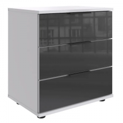 Öökapp Easy Plus Black C 3s (valge/hall klaas)