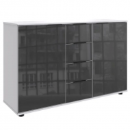 Puhvetkummut Easy Plus Black C 2u4s (valge/hall klaas)