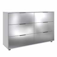 Kummut Easy Plus Black C 6s (valge/peegel)