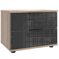 Öökapp Easy Plus Black C 2s (tamm/hall klaas)