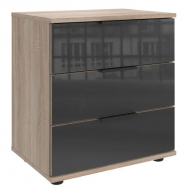 Öökapp Easy Plus Black C 3s (tamm/hall klaas)