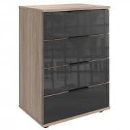 Öökapp Easy Plus Black C 4s (tamm/hall klaas)