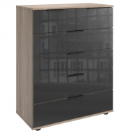 Kummut Easy Plus Black C 2+4s (tamm/hall klaas)