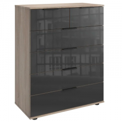 Kummut Easy Plus Black C 2+4s (tamm/hall klaas)