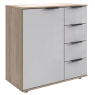 Kummut Easy Plus Black C 1u4s (tamm/valge klaas)