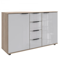 Kummut Easy Plus Black C 2u4s (tamm/valge klaas)