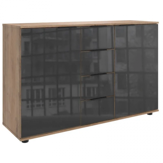 Kummut Easy Plus Black C 2u4s (tammeplank/hall klaas)