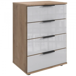 Öökapp Easy Plus Black C 4s (tammeplank/valge klaas)