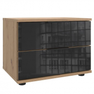 Öökapp Easy Plus Black C 2s (tamm/must klaas)