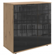 Kummut Easy Plus Black C 1u4s (artisan tamm/must klaas)