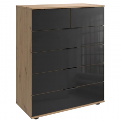 Kummut Easy Plus Black C 2+4s (artisan tamm/must) Kummut Easy Plus Black C 2+4s (artisan tamm/must)