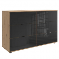 Kummut Easy Plus Black C 6s (artisan tamm/must klaas)