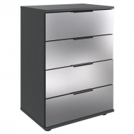 Öökapp Easy Plus Black C 4s (grafiit/peegel)