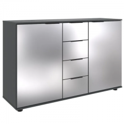 Puhvetkummut Easy Plus Black C 2u4s (grafiit/peegel)