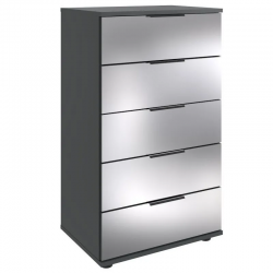 Kummut Easy Plus Black C 5s (grafiit/peegel)