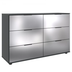 Kummut Easy Plus Black C 6s (grafiit/peegel) Kummut Easy Plus Black C 6s (grafiit/peegel)