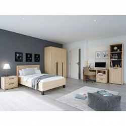 Voodi Tessa 90x200 cm (liivatamm)