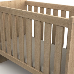 Muudetav beebivoodi Tessa 60x120/90x200 cm (liivatamm)
