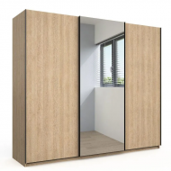 Lükandustega riidekapp Tessa 3lu (liivatamm)