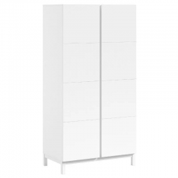 Vipack Riidekapp Eva 2u (valge)