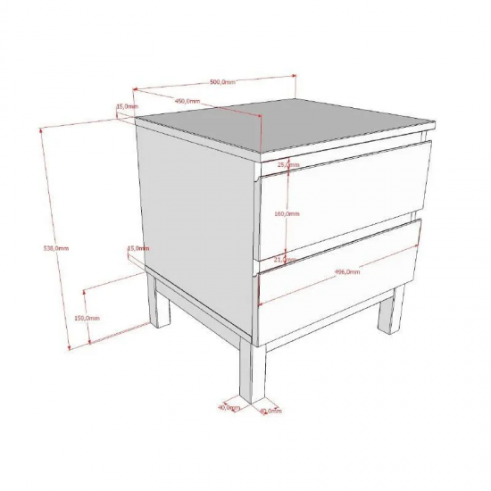 Vipack Öökapp Eva 2s (valge)