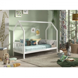 Vipack Majavoodi+piire Cabane 90x200 cm (valge)